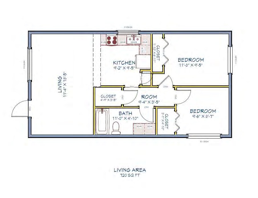 Tower View Apartments floor plan
